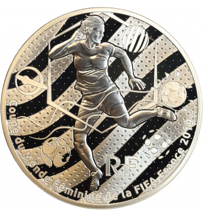 10 Euros 2019 Coupe du Monde Féminine - Aile de pigeon - Continent Amérique