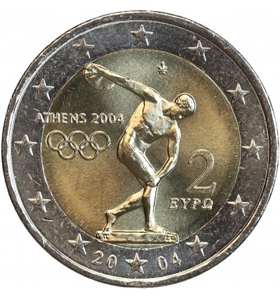 2 Euros Grèce 2004 - J.O. d'Athènes - le Discobole