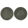 2 Reales Charles IV Espagne Argent