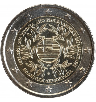 2 Euros Grèce 2021 - Révolution Grecque