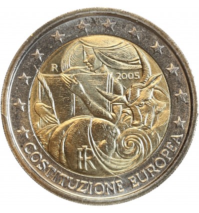 2 Euros Italie 2005 - Constitution Européenne