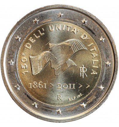 2 euros Italie 2011 représentant le 150ème anniversaire de l'unification italienne
