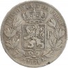 5 Francs Leopold Ier Tête Nue - Belgique Argent