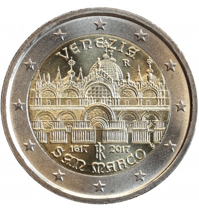 2 Euros Italie 2017 - Basilique Saint Marc de Venise
