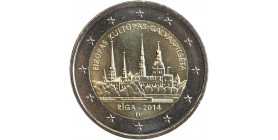 2 Euros Lettonie 2014 - Riga