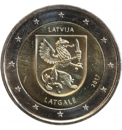 2 Euros Lettonie 2017 - Région de Latgale