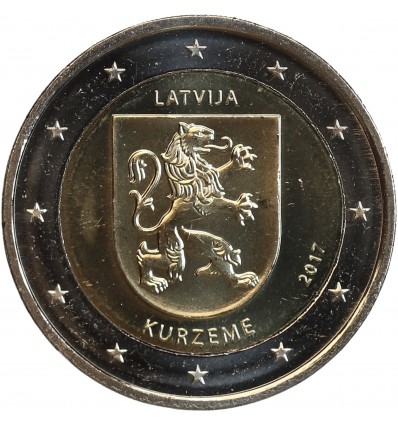 2 Euros Lettonie 2017 - Région de Kurzeme