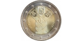 2 Euros Commemoratives Lettonie 2018 - Pays Baltes