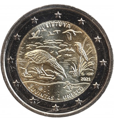 2 Euros Lituanie 2021 - La Biosphère