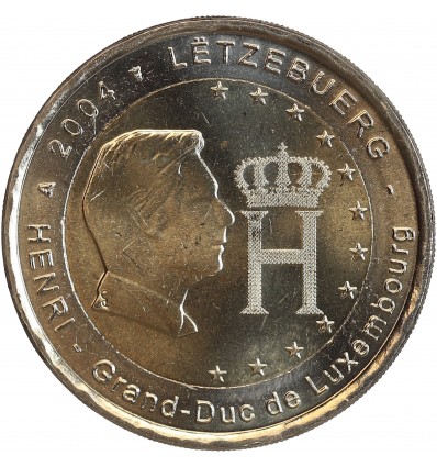 2 Euros  Luxembourg 2004 - Portrait du Grand-Duc Henri