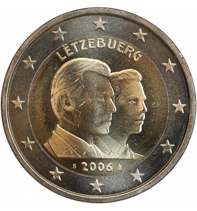 2 Euros Luxembourg 2006 - 25 ans du mariage du Grand-Duc Henri