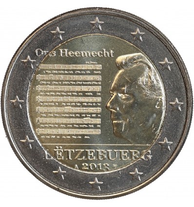 2 Euros Luxembourg 2013 - Hymne National