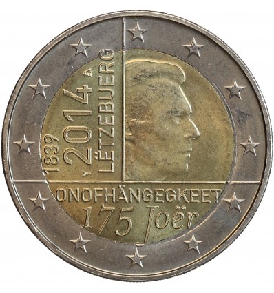 2 Euros Luxembourg 2014 - 175 ans de l'Indépendance