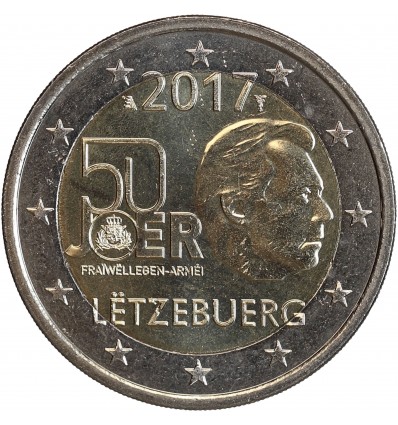 2 Euros Luxembourg 2017 - Service Militaire