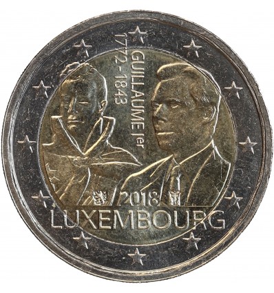 2 Euros Luxembourg 2018 - Guillaume Ier