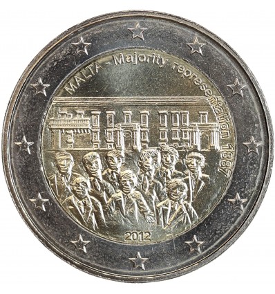 2 Euros Malte 2012 - Majorité