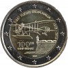 Pièce de 2 euros Malte 2015 commémorant le 100ème anniversaire du premier vol commercial.