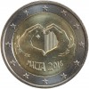 2 Euros Malte 2016 - Solidarité par l'Amour