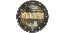 2 Euros Malte 2021 - Temples de Tarxien