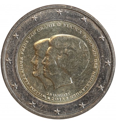 2 Euros Pays-Bas 2013 - Abdication