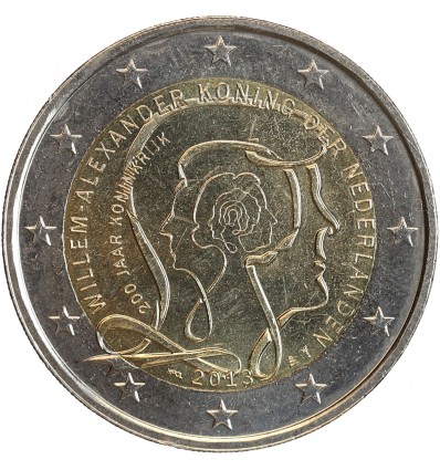 2 Euros Pays-Bas 2013 - 200 ans du Royaume des Pays-Bas