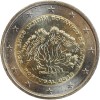 Pièce de 2 euros du Portugal 2015 commémorant les 250 ans du jardin botanique d'Ajuda.