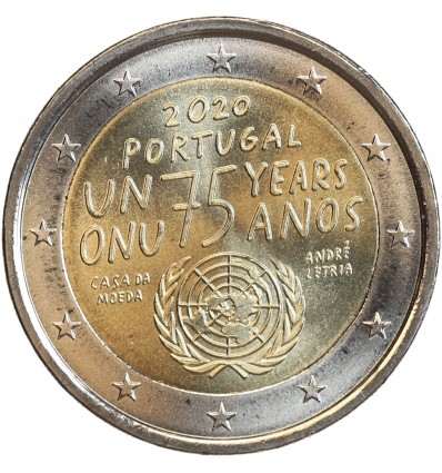 2 Euros Portugal 2020 - 75 ans ONU