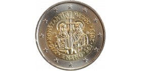 2 Euros Slovaquie 2013 - Apôtres Cyrille et Méthode