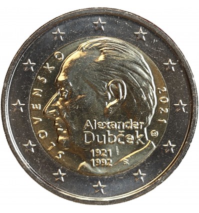 2 Euros Slovaquie 2021 - Alexander Dubcek