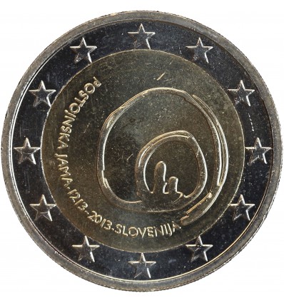 2 Euros Slovénie 2013 - Grotte de Postojna