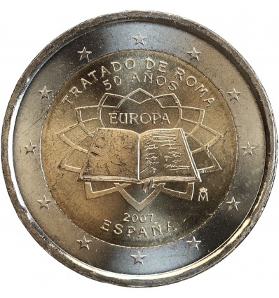 2 Euros Espagne 2007 - Traité de Rome