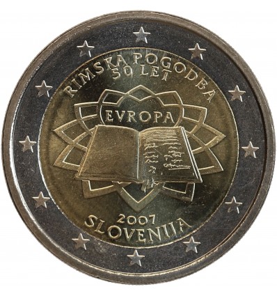 2 Euro Slovénie 2007 - Traité de Rome