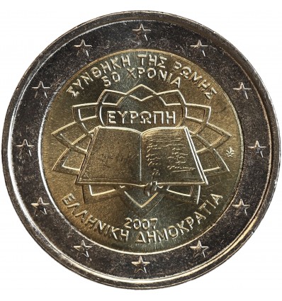 2 Euros Grèce 2007 - Traité de Rome