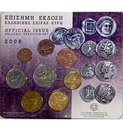 Série B.U. Grèce 2008 - Les Monnaies Grecques Antiques