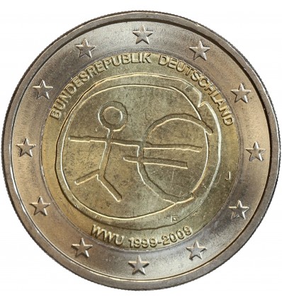 2 Euros Allemagne 2009 - 10 ans de l'Euro