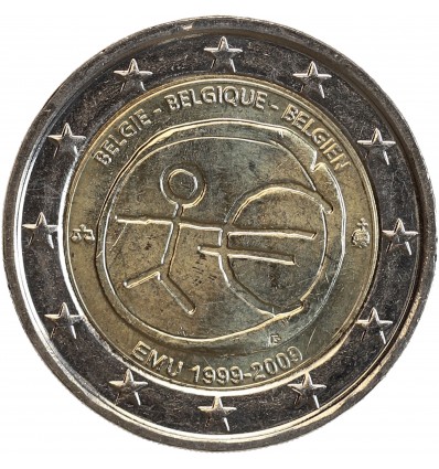 2 Euros Belgique 2009 - 10 ans de l'Euro