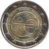 2 Euros Belgique 2009 - 10 ans de l'Euro