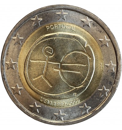 2 Euros Portugal 2009 - 10 ans de l'Euro