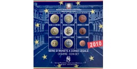 Série B.U. Italie 2010 - 9 Pièces