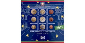 Série B.U. Italie 2011 - 9 Pièces