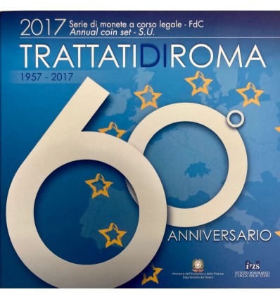 Série B.U. Italie 2017 10 Pièces - Traité de Rome