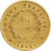 40 Francs Napoléon Ier Tête Laurée Revers Empire