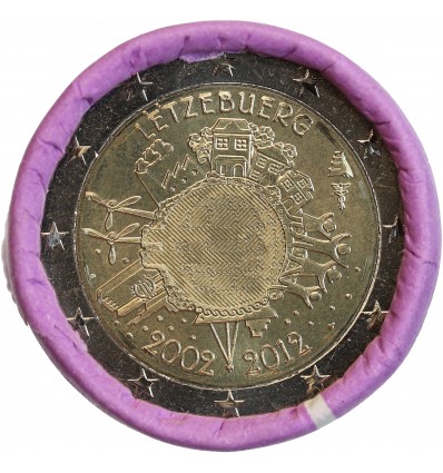 Rouleau 2€ Luxembourg 2012 - 10ème Anniversaire de l'Euro