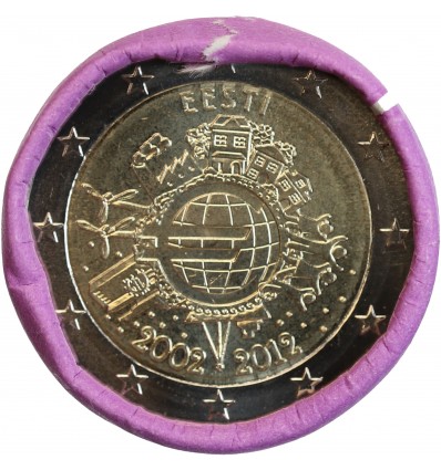 Rouleau 2€ Estonie 2012 - 10ème Anniversaire de l'Euro