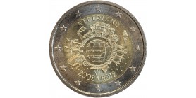 2 Euros Pays-Bas 2012 - 10ème Anniversaire de l'Euro
