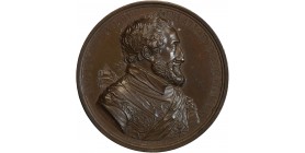 Médaille Henri IV, entrée de Louis XVIII à Paris, le 3 mai 1814