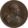 Médaille Henri IV, entrée de Louis XVIII à Paris, le 3 mai 1814