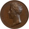 Médaille en bronze, Avènement de Charles X le 16 septembre 1824
