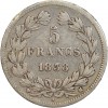 5 Francs Louis-Philippe Ier Tête Laurée - Tranche en Relief
