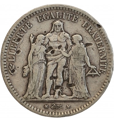 5 Francs Hercule - IIè République